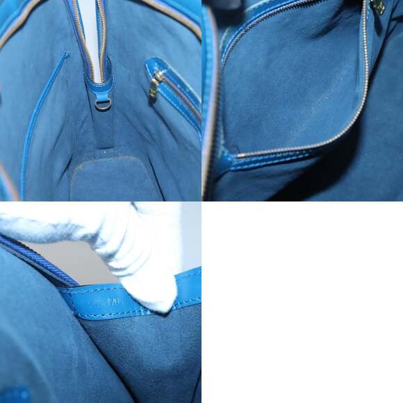 LOUIS VUITTON Epi Lussac Shoulder Bag Blue M52285 - Picture 12 of 12